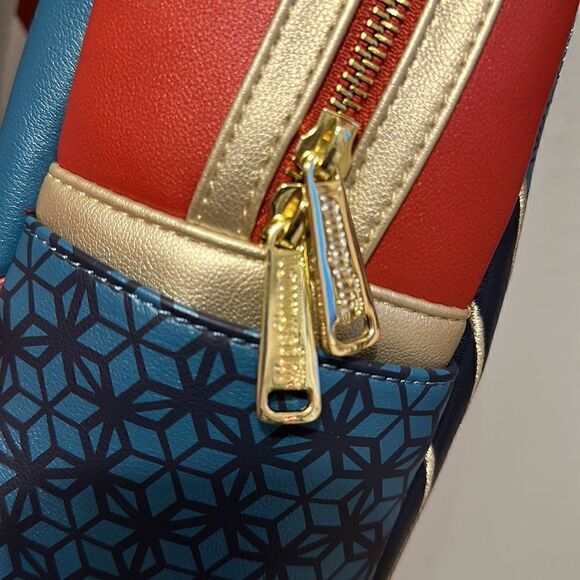 NEW Disney Ms. Marvel loungerfly mini backpack - Picture 3 of 9